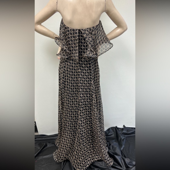 JS collections strapless fit and flare very soft flowey fabric sexy long dress - Picture 8 of 10